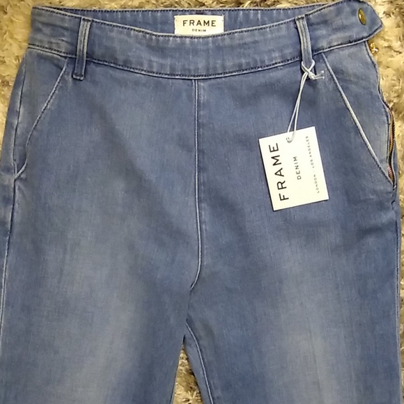 NWT Frame Denim Flounce jeans in color "Copeland" - Picture 4 of 9